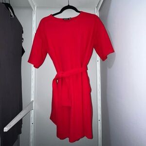 Beautiful bright red dress!